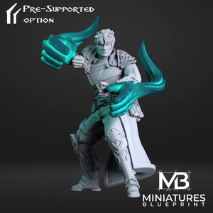 Kedor Spirit Mage | Tabletop RPG | 32mm scale | Miniature Blueprint