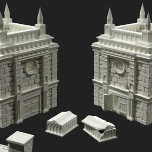 Mausoleum (complete set) | Terrain | Fantasy | |RPG Tabletop | 32mm scale