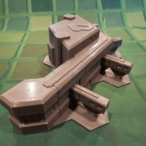 Aerospace Terminal (2 Models) | Mecha Combat Terrain | 0MEGA TECH - Etsy