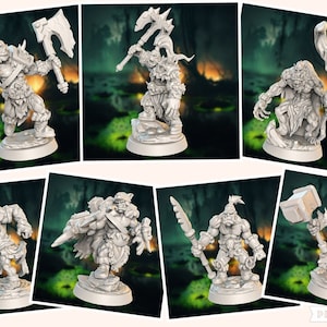 Orc Clan |  Tabletop RPG | 32mm scale |