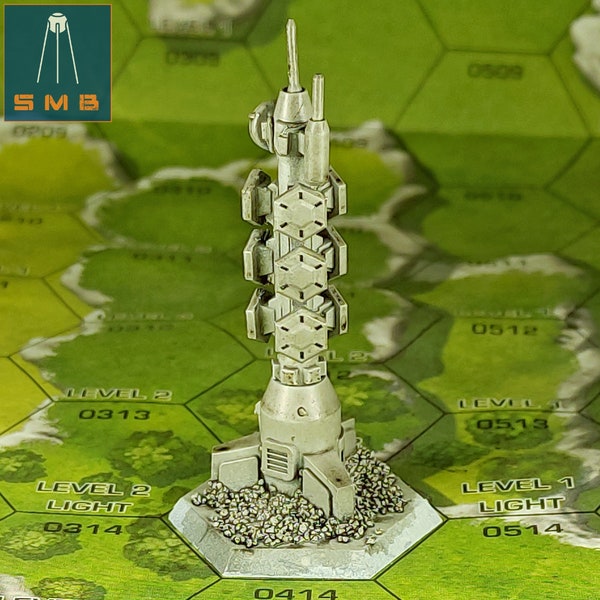 Communication Tower | Battletech | Wargaming | SirMortimerBombito