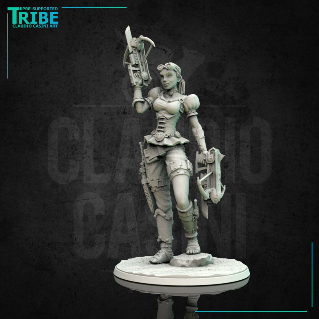 Female Rogue Human Tabletop RPG 32mm or 110mm head to Toe Claudio ...
