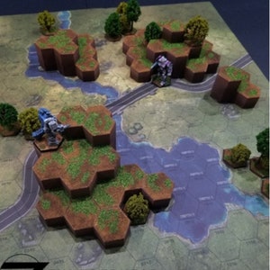 Foothills Terrain Collection 3 Battletech Tabletop RPG Thunderhead Studios image 4