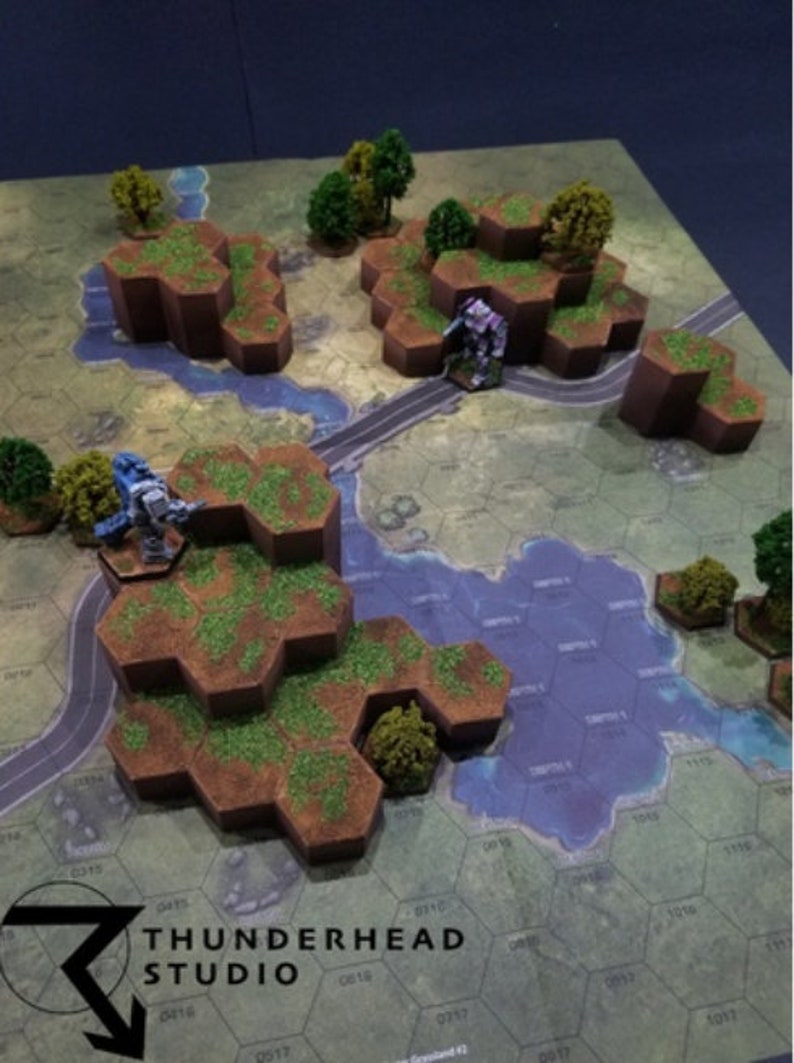 Foothills Terrain Collection 3 Battletech Tabletop RPG Thunderhead Studios image 4