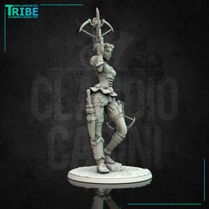 Female Rogue Human Tabletop RPG 32mm or 110mm head to Toe Claudio ...