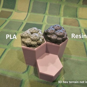Forest hex | Mecha combat terrain  | Wargaming | SirMortimerBombito