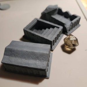 Sarcophagi (complete set) | Terrain | Fantasy | RPG Tabletop | 32mm scale