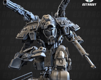 Battlingus Gigantus Titanus | RPG | Wargaming | Sci Fi Miniature | Approx. 100mm | Extra Guy