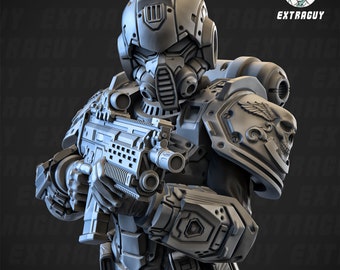 Femme Mecha Pilot | Sci Fi Miniature | 100mm | Extra Guy