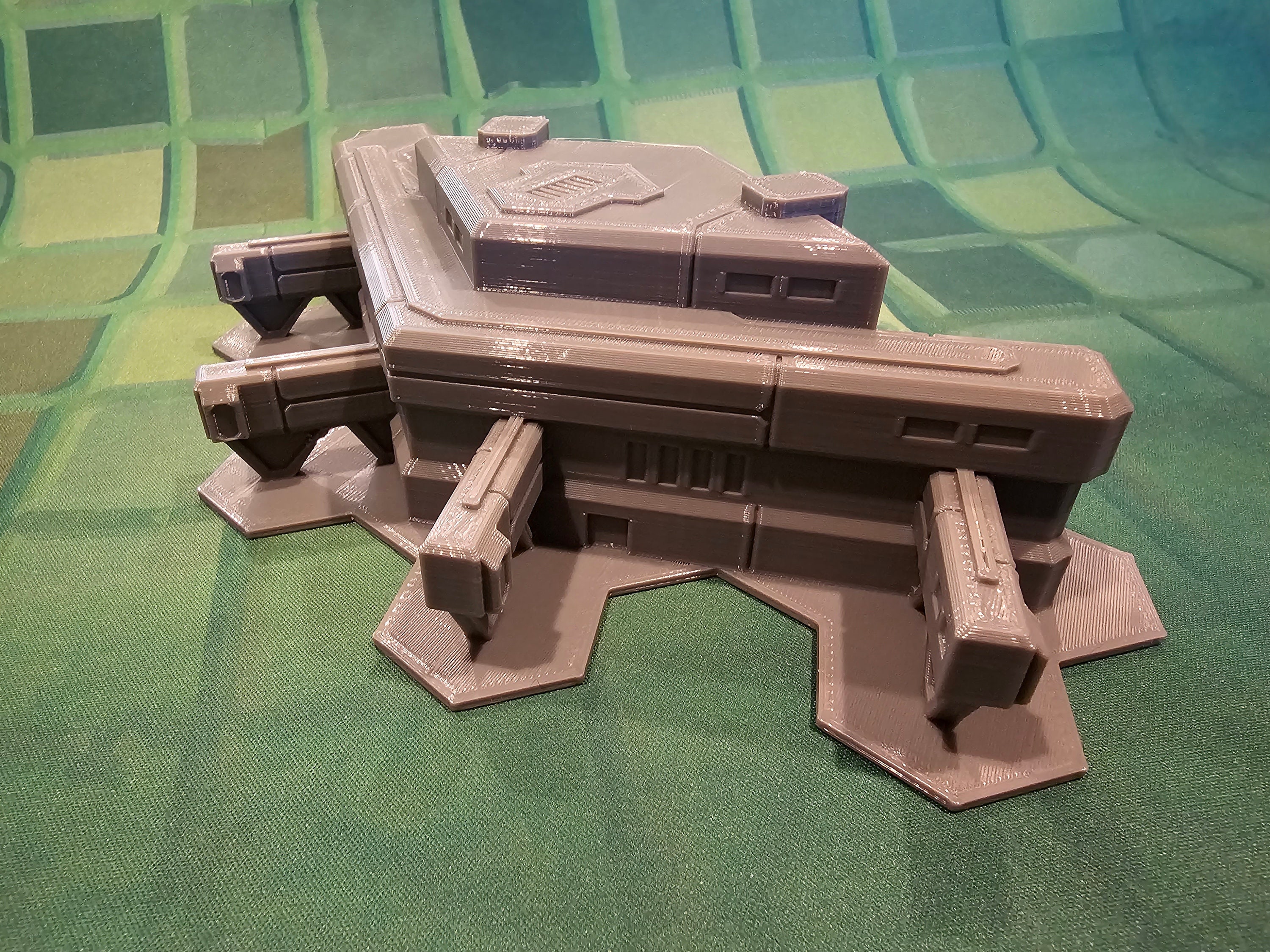 Aerospace Terminal (2 Models) | Mecha Combat Terrain | 0MEGA TECH - Etsy