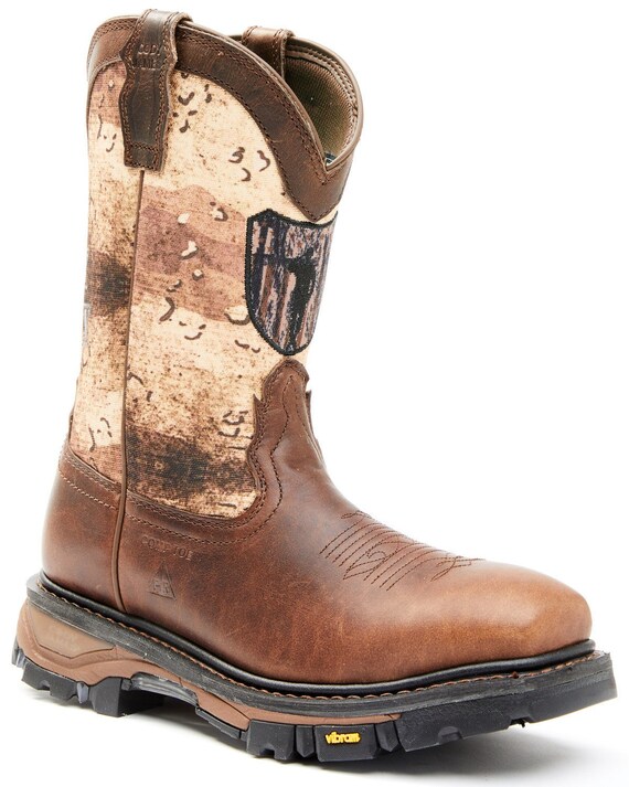 Cody James Men's Camo Flag Decimator Composite Work Boot
