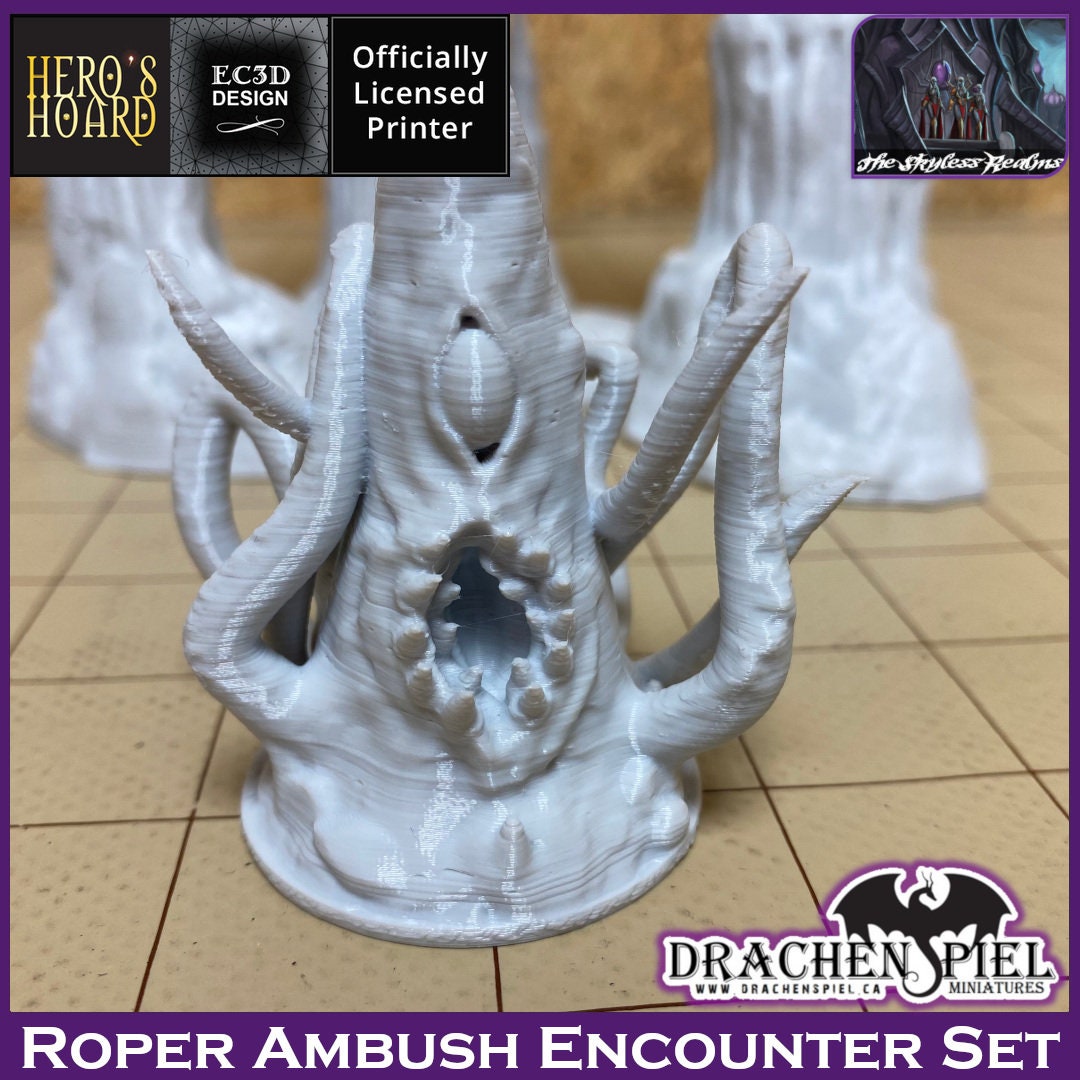 Roper Ambush Encounter Set the Skyless Realms Arachnids, Cave, Terrain ...