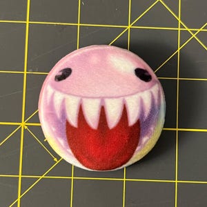 Bubble BLEH Plush Button Pin TADC