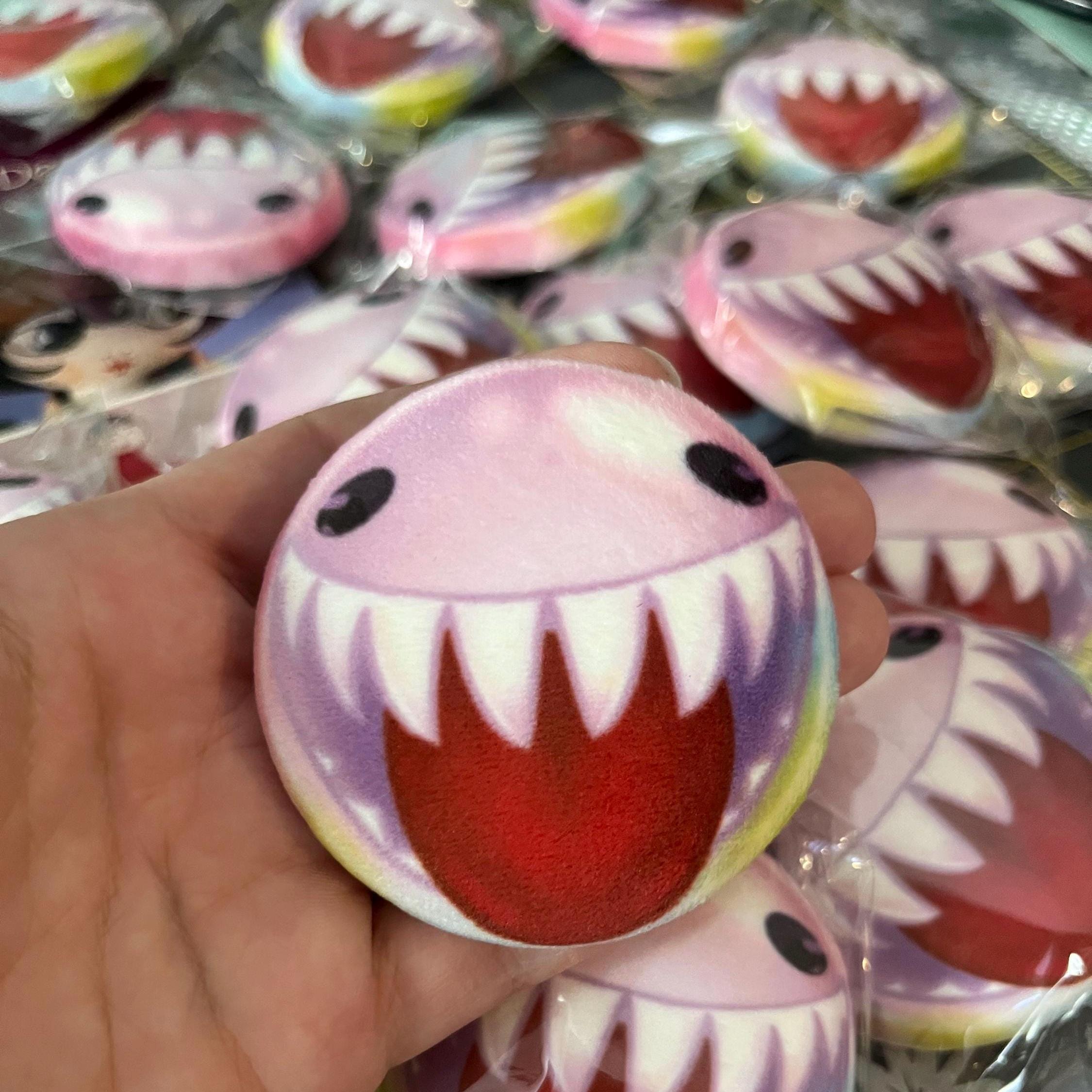 Bubble BLEH Plush Button Pin TADC - Etsy
