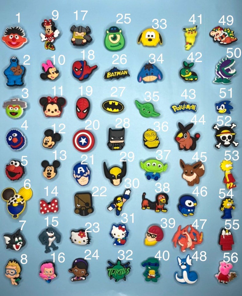 Croc Jibbitz, Cute Croc Jibbitz, Cool Croc Jibbitz, Cute Crocs Charms