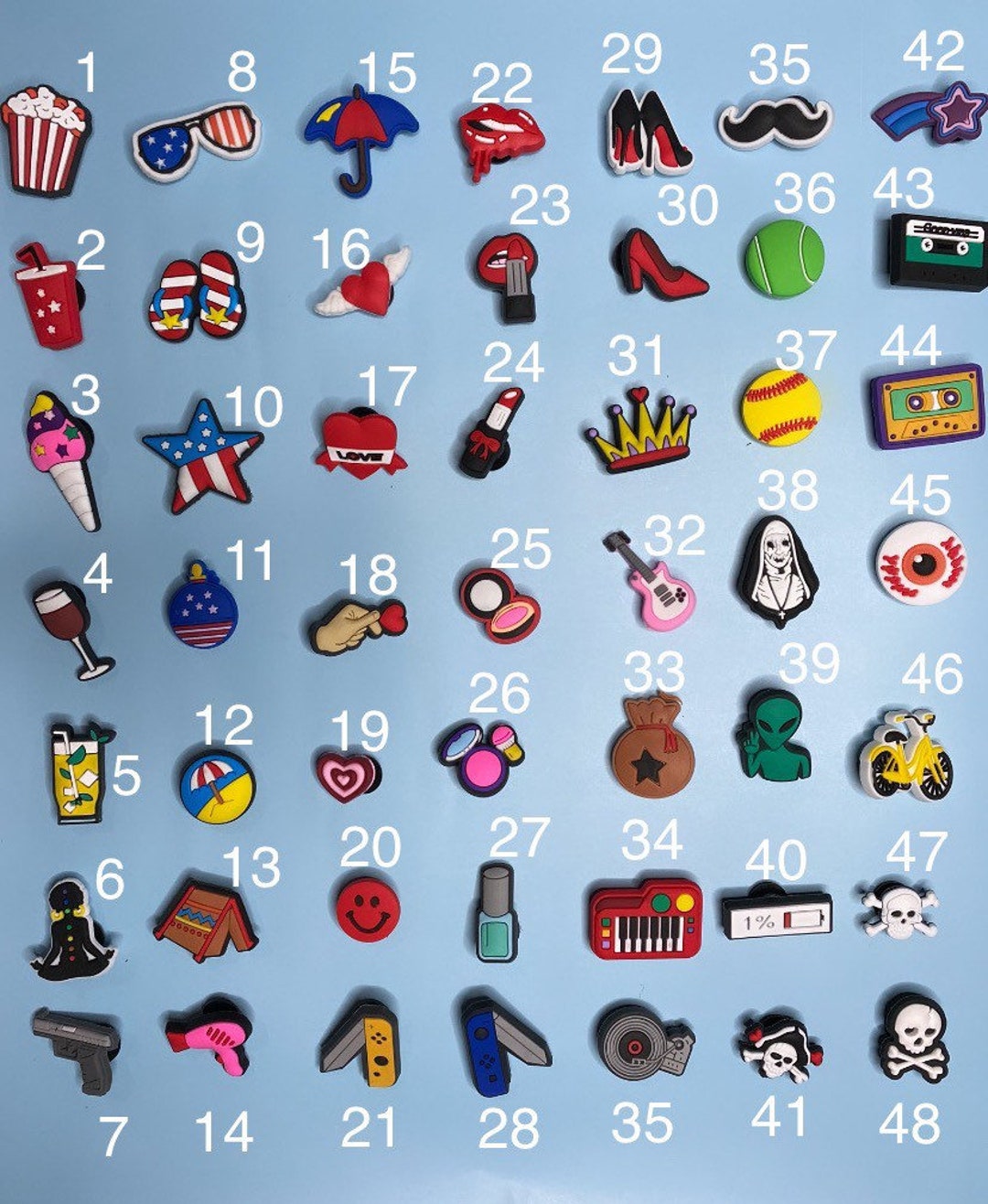 Cool Jibbitz for Crocs Popular Shoe Charms Cute Shoe Charms Etsy