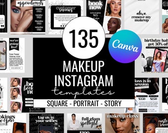 Makeup Artist Flyer, Branding Templates Bundle, Makeup Flyer, Story Templates, IG Templates, Make Up Flyer, Makeup Artist,Media Kit Template