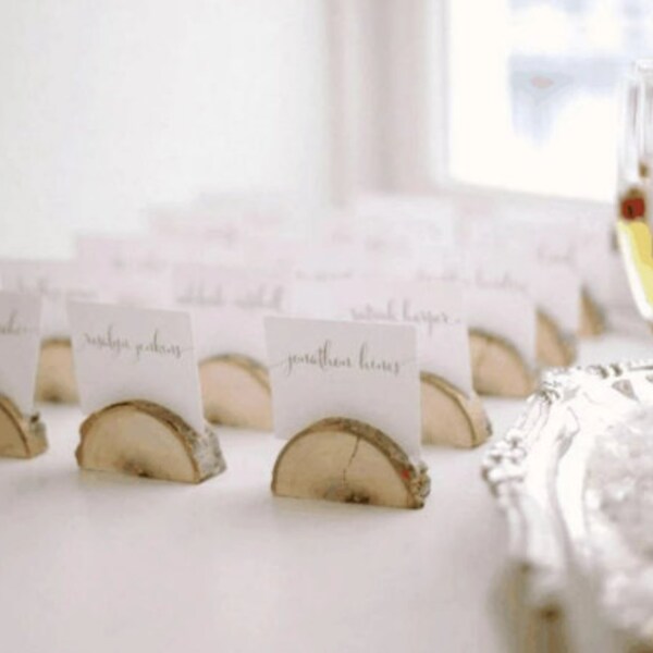 Wooden Placecard Holder 10pcs