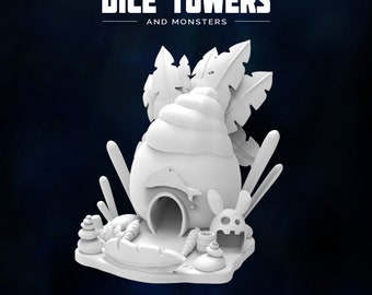 Seashell : Possibly Cool Dice Tower, Dnd Dice Set, D and D Dice, Dice Tower and Tray, Dice Tray, dice tower, Dice Roller