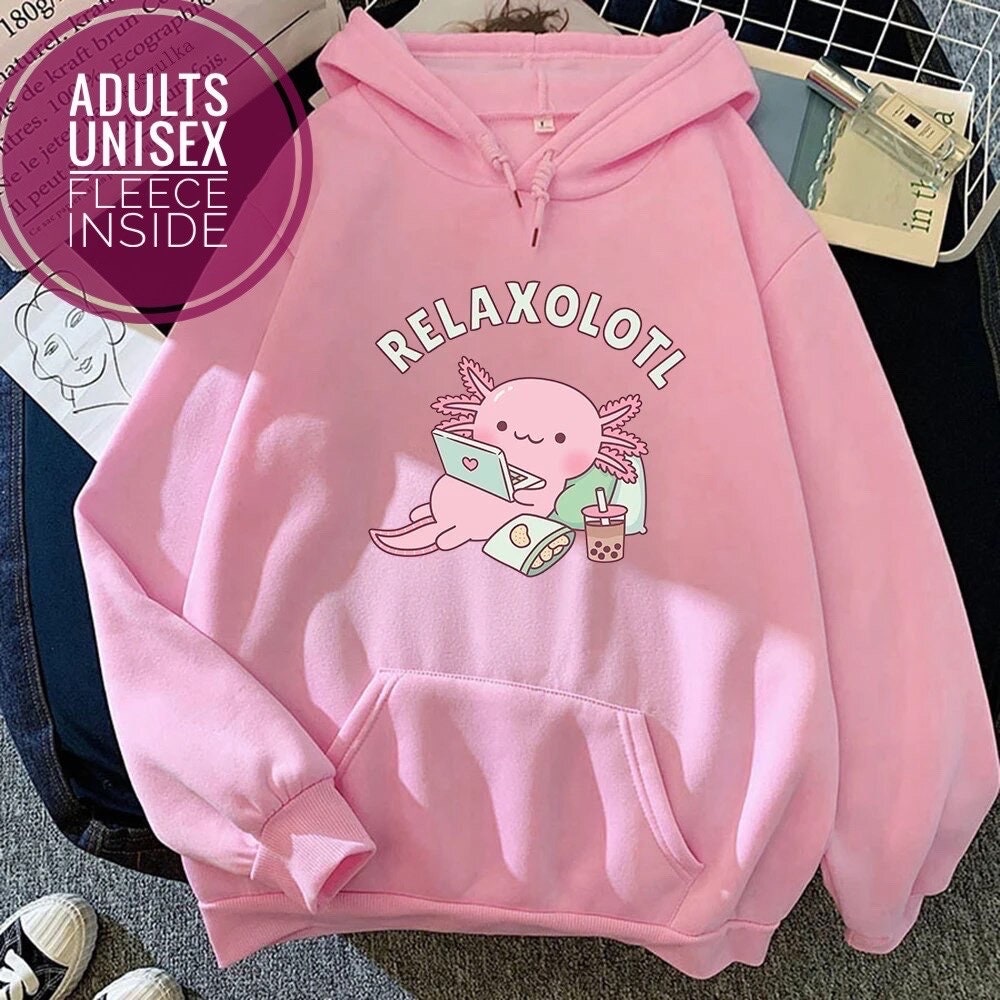 Women's Cute Sweatshirt Kawaii Long Sleeve Hoodie Cotton Pullover