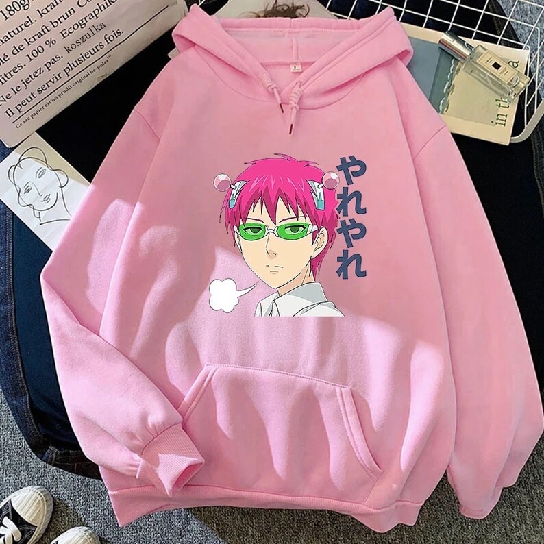 Xuminvty Saiki Kusuo Hoodie - Teruhashi Kokomi Pullover, Long Sleeve, Unisex Sweatshirt, Anime Cosplay Apparel - View #4