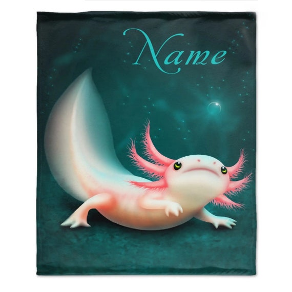 Customised Axolotl Blanket Soft Plush Axolotl Blanket Kawaii Gifts