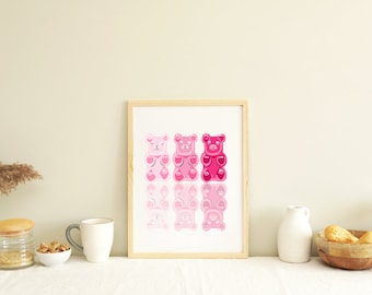 Gummy Bear Digital Poster Art