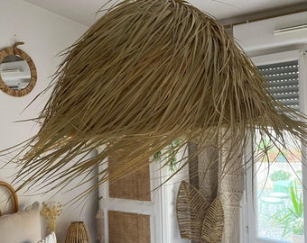 Palm leaf dome pendant light - Agadir range