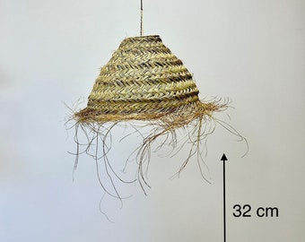 Pendelleuchte Doum, Serie Emma Désert, Beleuchtung, Lampenschirm aus Naturfaser, marokkanische Handwerkskunst