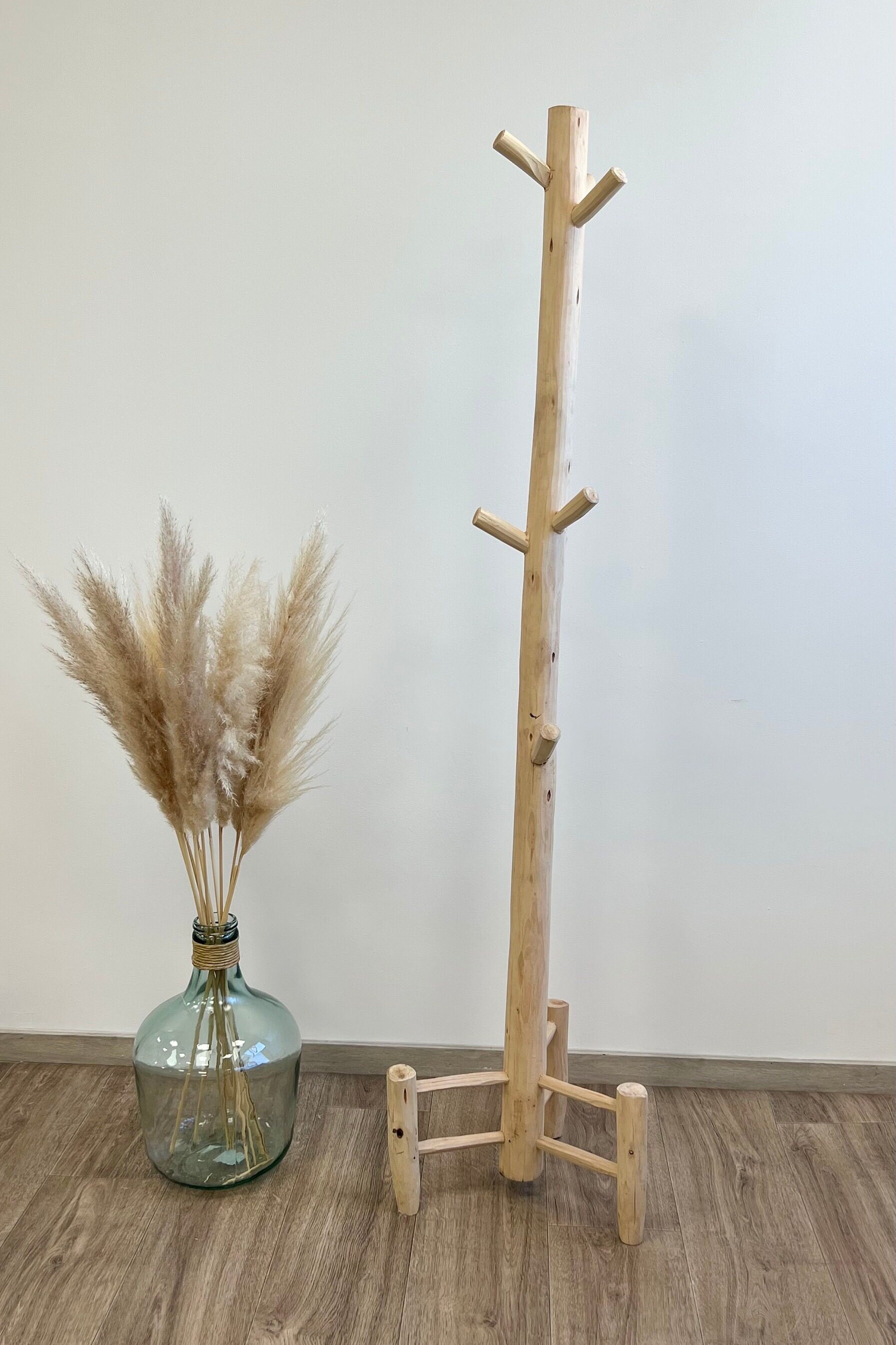 Handmade Eucalyptus Wood Coat Rack Etsy