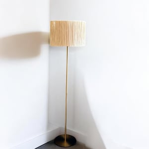 Raffia lampshade, light fixture, pendant light, floor lamp