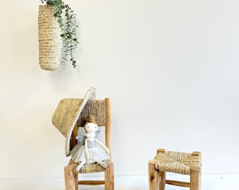 Handmade wooden stool for children