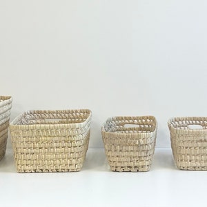 BIG range storage baskets woven from palm leaves, storage baskets, wicker baskets