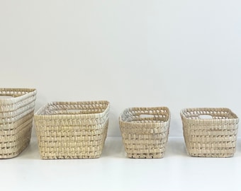 BIG range storage baskets woven from palm leaves, storage baskets, wicker baskets
