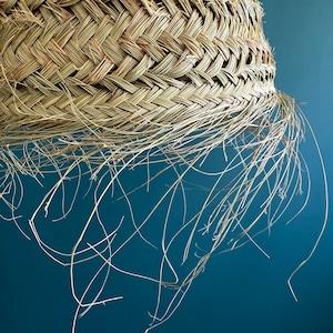 Suspensions Emma Désert forme conique en doum fibre naturelle tressée image 9