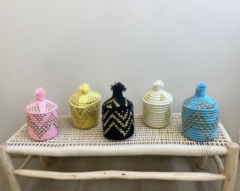 Berber wicker pots, 100% handcrafted