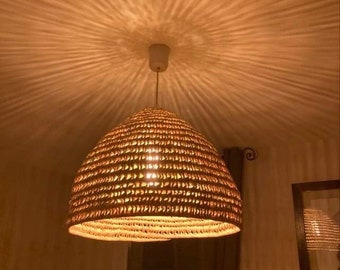 Palm leaf suspension, light fixture, lampshade, Eva bell range suspension