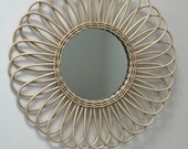 Rattan mirrors