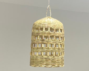 Pendant lights, Azura bamboo range, wicker and bamboo lampshades, lighting