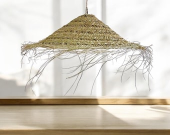 Wicker pendant light, Parasol 80 cm light, lampshade