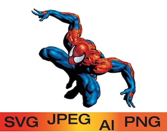 Spiderman Svg, Spiderman Png, Spiderman Movie T-shirt print, Svg file, Instant Download, Vector art