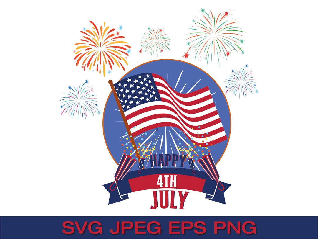Independence Day Svg/happy 4th of July Svg/png Digital Design/ Usa Svg ...