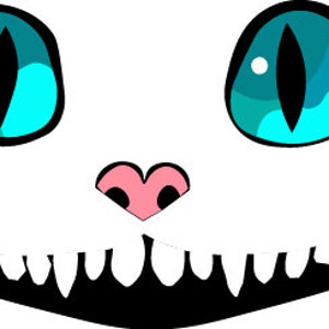 Alice in Wonderland Svg, Cheshire Cat Svg , Princess Cricut Svg, Cheshire Cat Svg, Svg file, Instant Download,Vector file