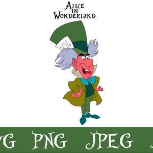 Alicia en el País de las Maravillas Svg, Alicia en el País de las Maravillas Png, Sombrerero Loco Cricut Svg, Princesa SVG, Descarga Instantánea, Archivo Svg, Arte vectorial