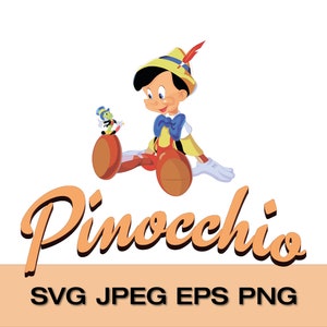 Whimsical Pinocchio SVG and Jiminy Cricket SVG for Your DIY Project Fun - Instant Download