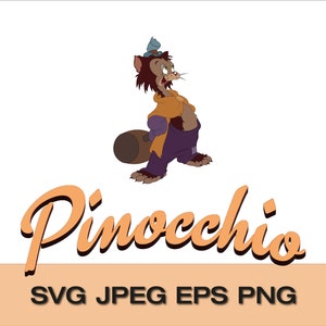 Pinocchio Svg, Gideon Svg file, Cat Svg for your Do It Your Self Project, Instant Download