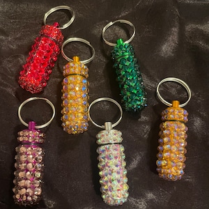 BLING Schlüsselanhänger Pillenkapsel