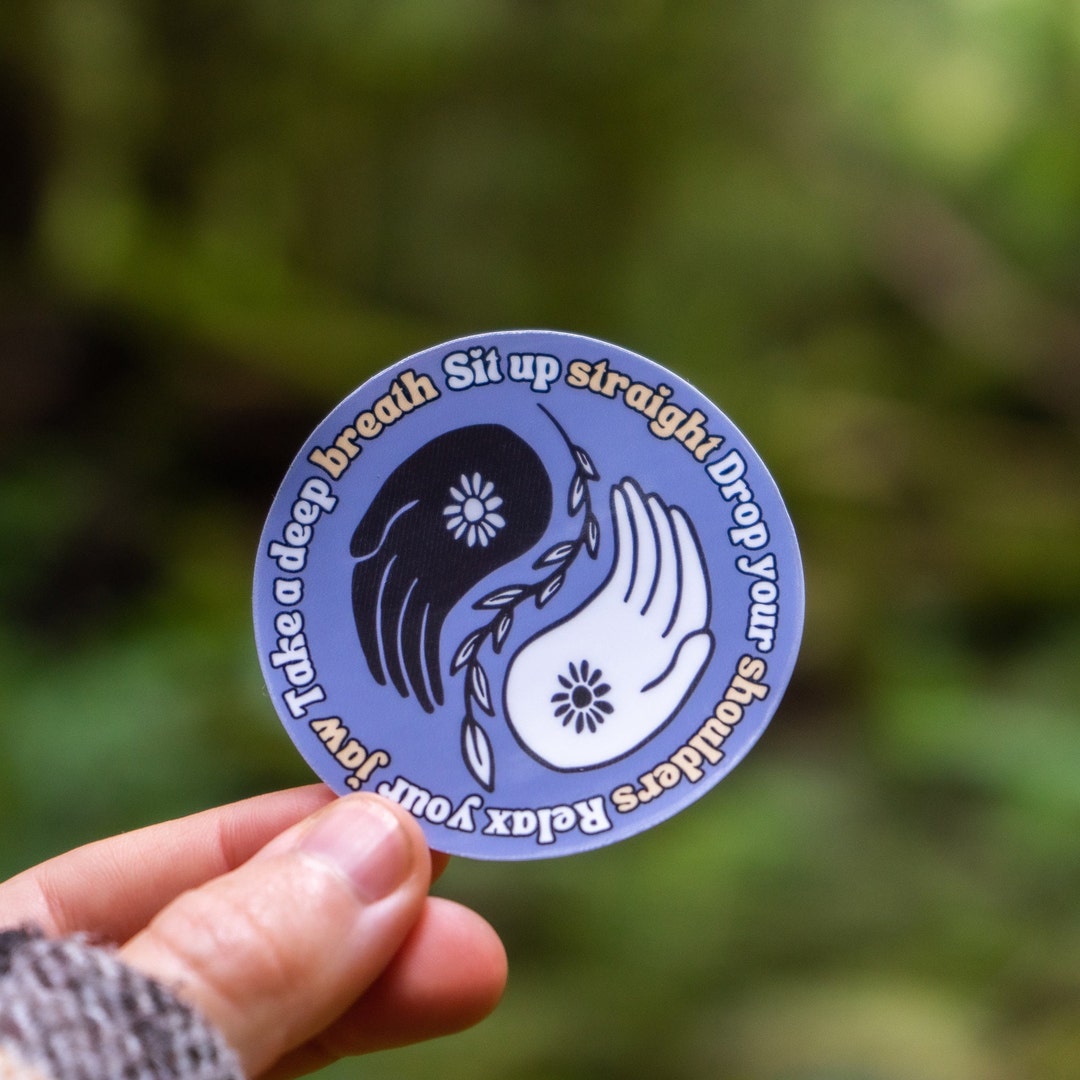 Self Remind Sticker Self Care Reminder Sticker to Stop Overthinking and Be Present ...