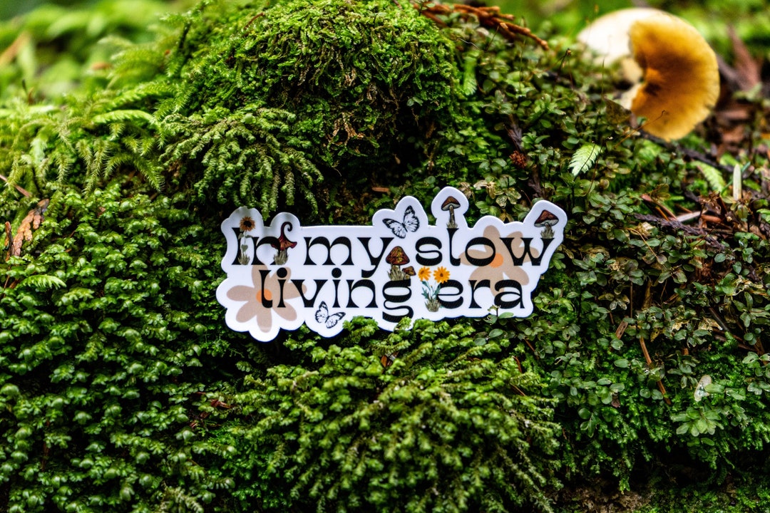 In My Slow Living Era Sticker, Mushroom Yoga Waterbottle Laptop ...