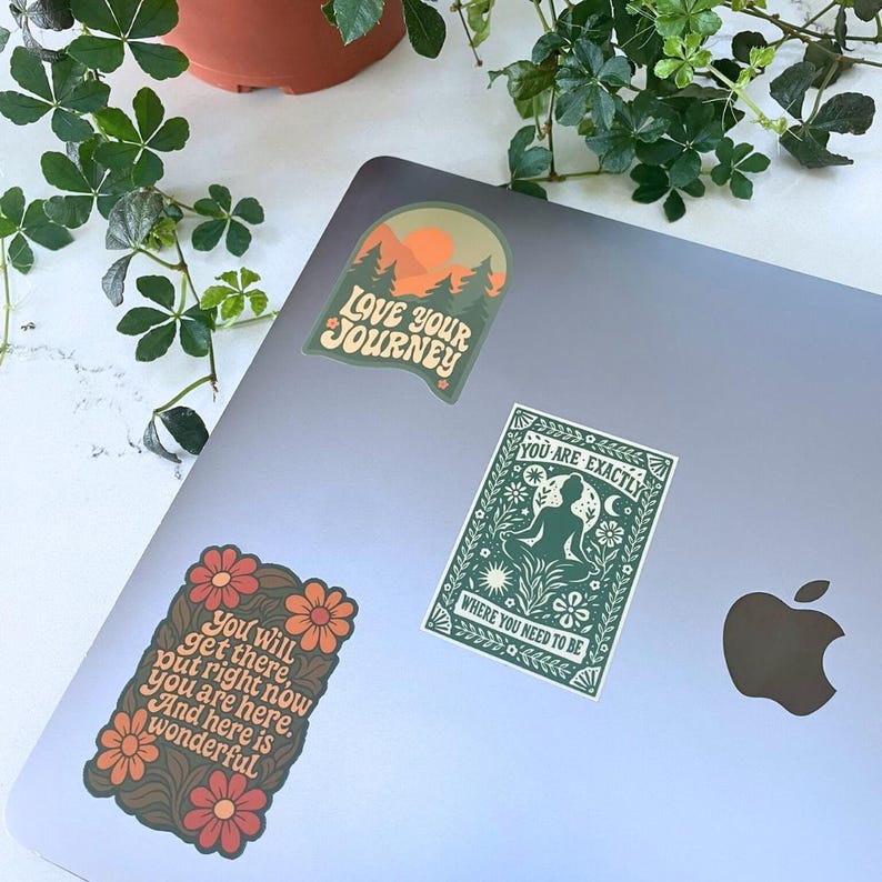 Love Your Journey Sticker, Nature Laptop Decal, Adventure Gift image 5